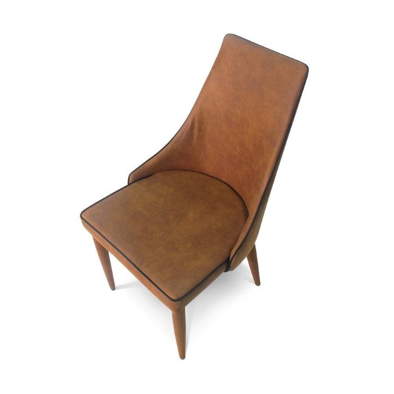 KIT 4 Cadeiras Patricia Marrom - Datelli Design
