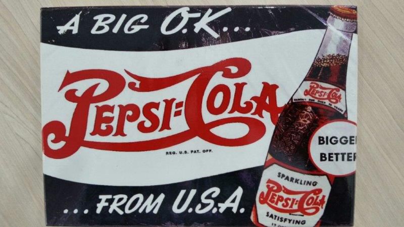 Quadro Decorativo Vintage em MDF Pepsi-Cola - Exclusive