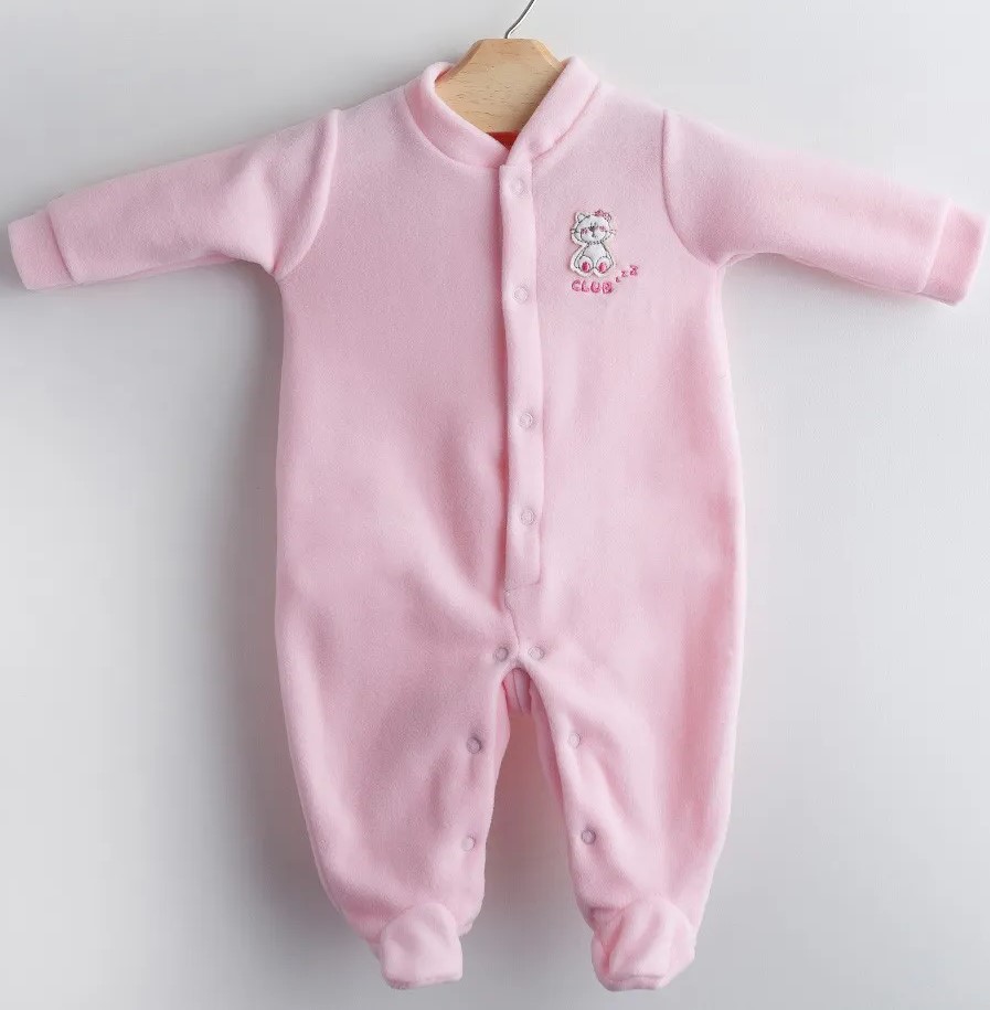 Macacão Pijama Soft Rosa Bebê