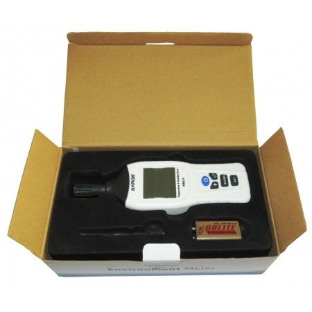 KR831 Medidor de Temperatura e Umidade com Indicação de Ponto de Orvalho