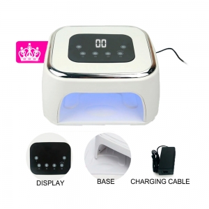 Cabine UV/LED 128w Com Bluetooth Música e Painel LED
