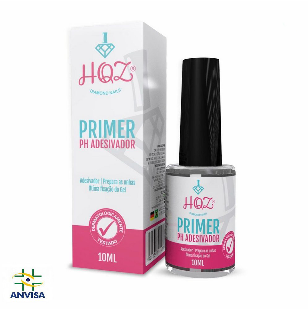 Primer PH Adesivador Fixador Fibra - HQZ Nails - 10ml