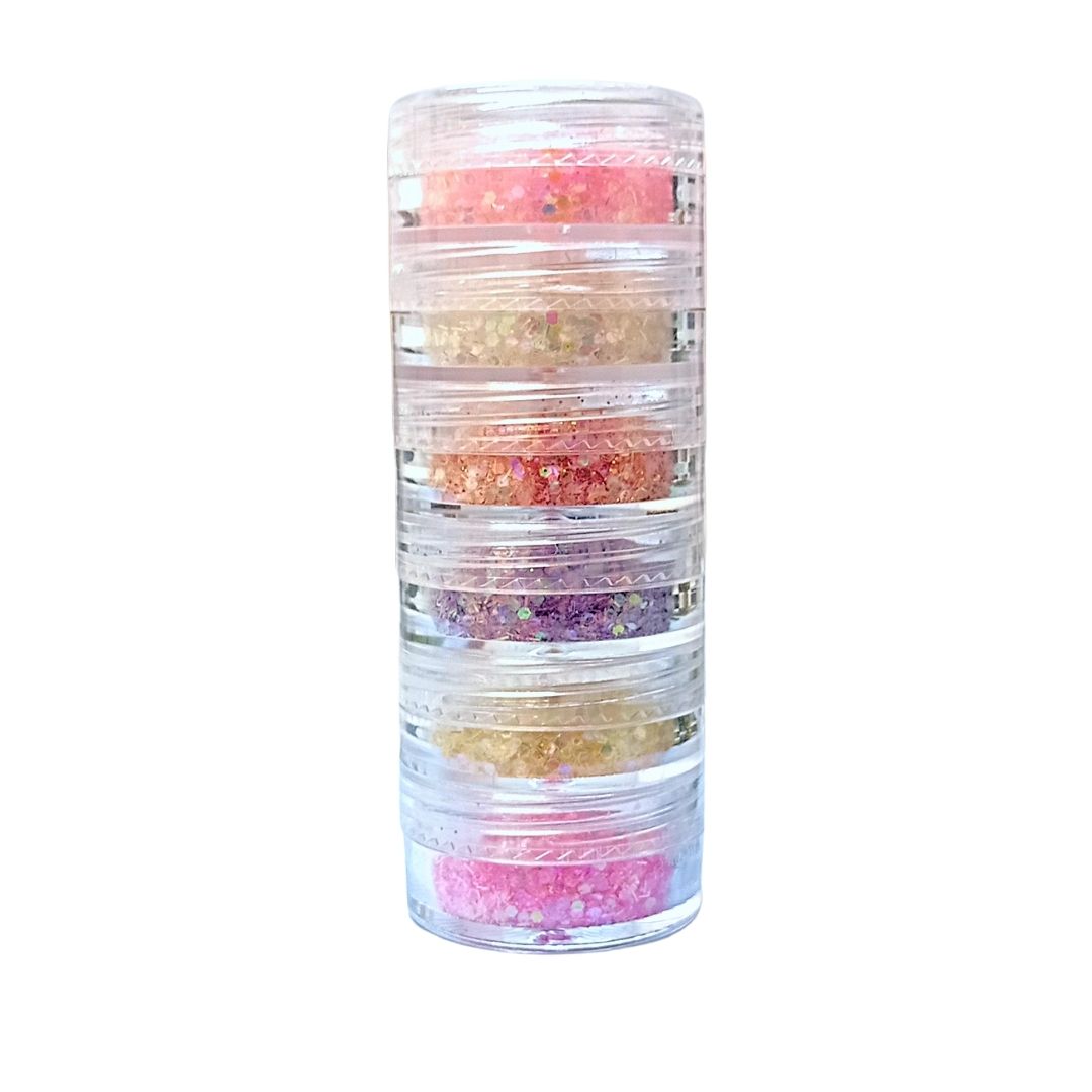 Torre Glitter 6 cores - Nail Art Design
