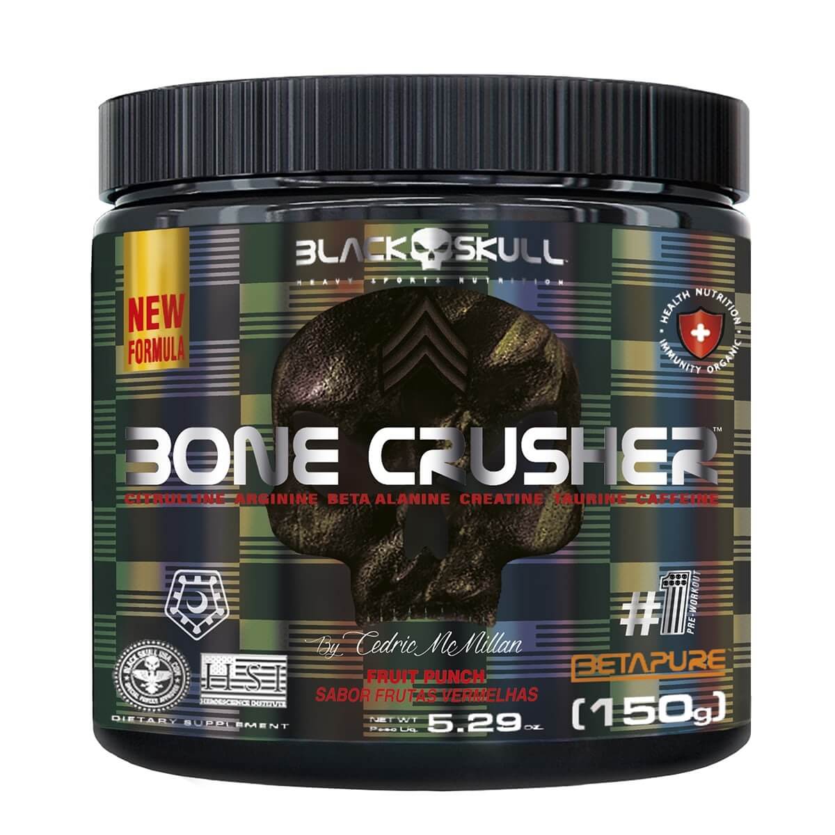 Bone Crusher BETAPURE New Formula Black Skull - 150g