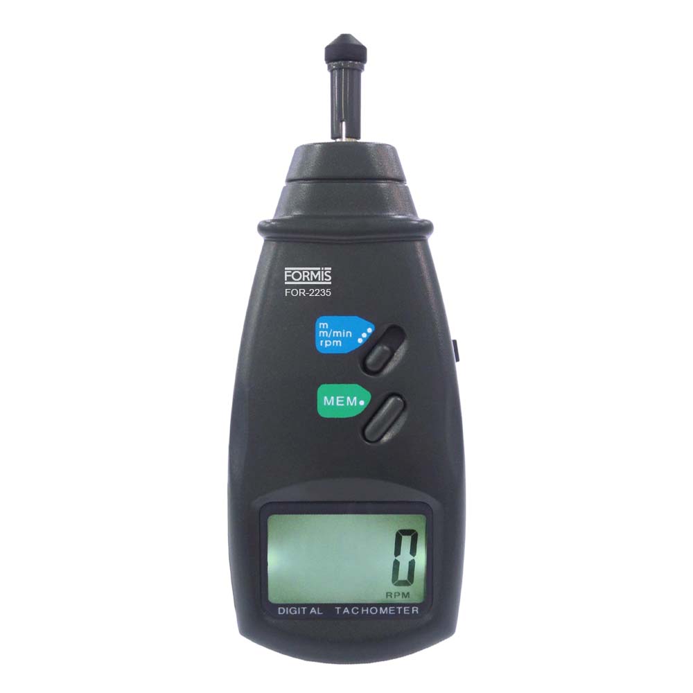 Tacômetro Digital Portátil Contato RPM e M/Min - FOR-2235
