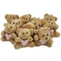 20 Lembrancinha  De Maternidade Chaveiro Urso Laço Rosa