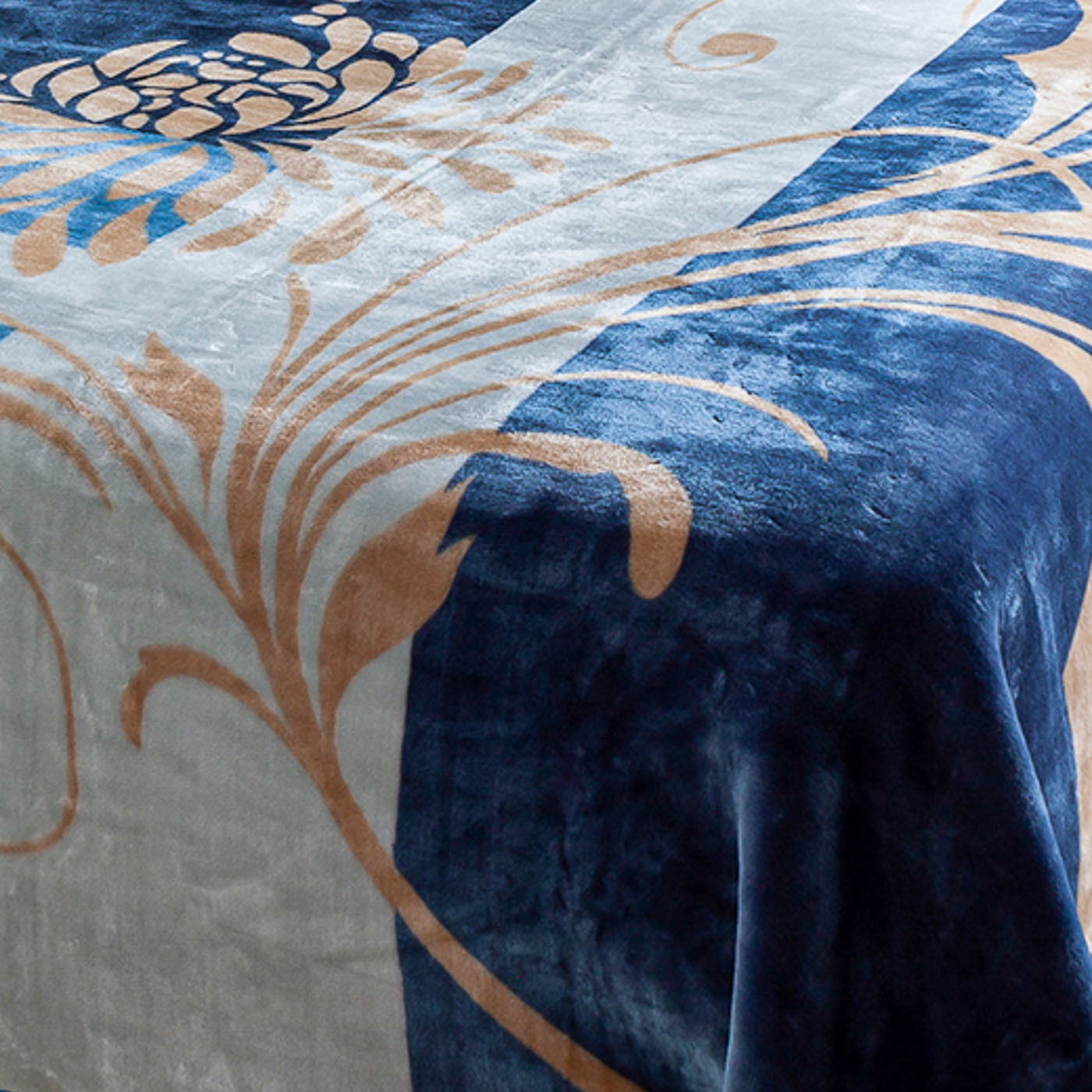 Cobertor Casal Antialérgico Raschel Jolitex 1,80x2,20m Blues Azul
