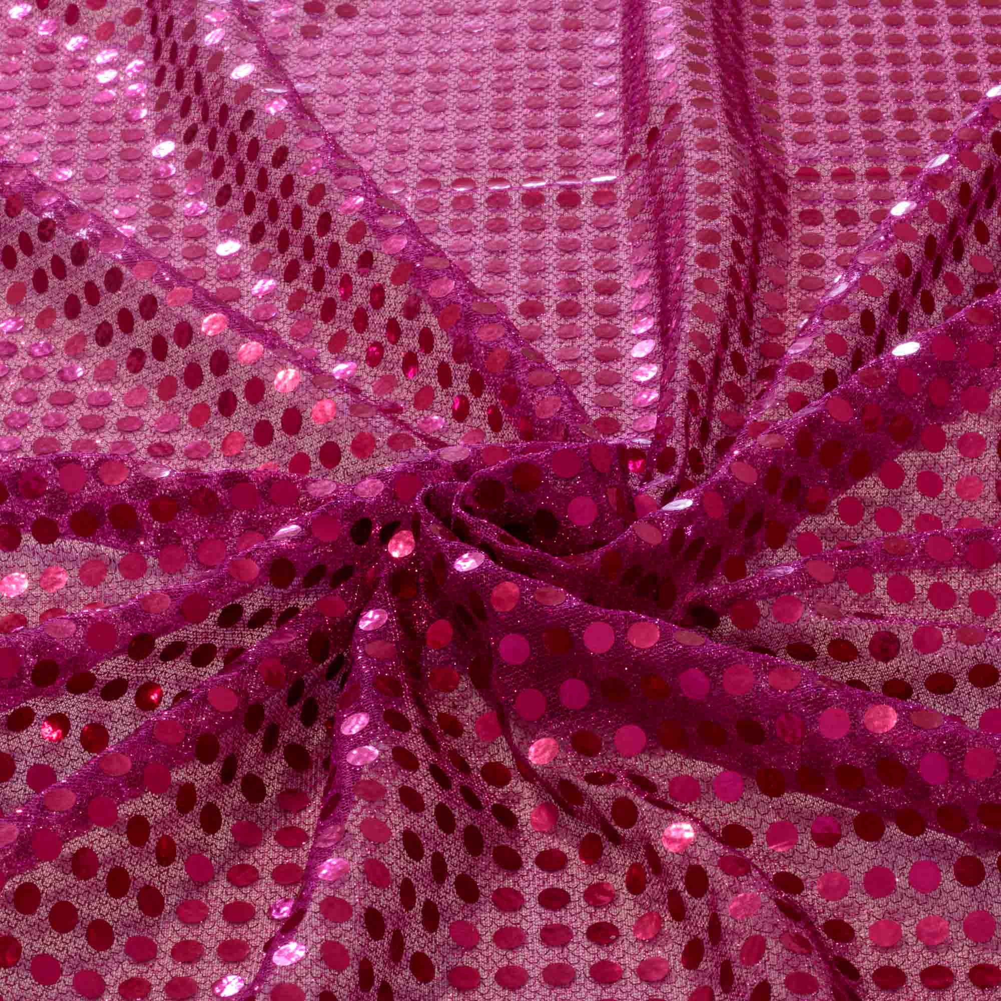 Tecido Paete Rosa Pink 1,00 Mt Largura