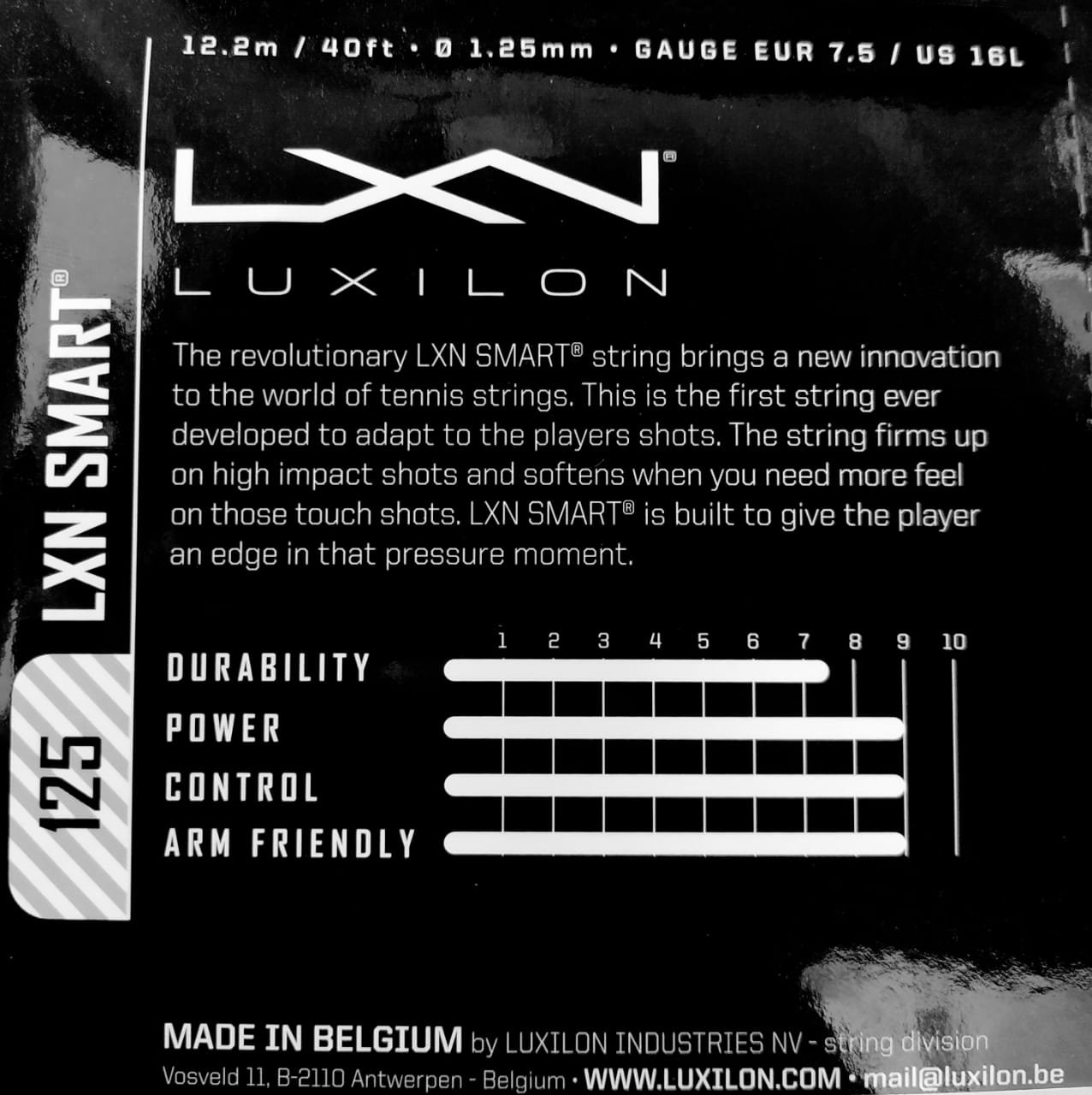Corda Luxilon SMART  1.25mm  - Cartela