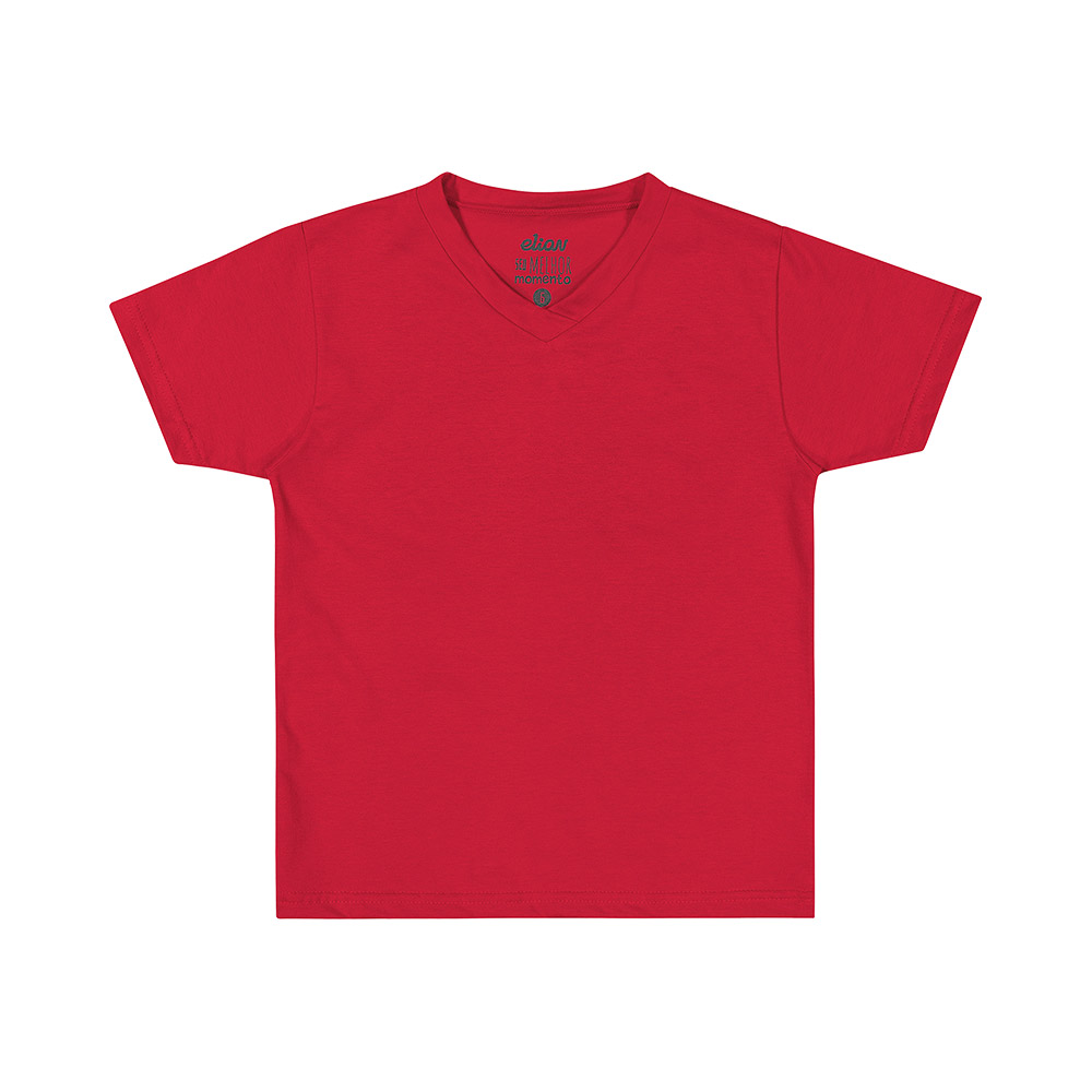 Camiseta Básica Elian Vermelha
