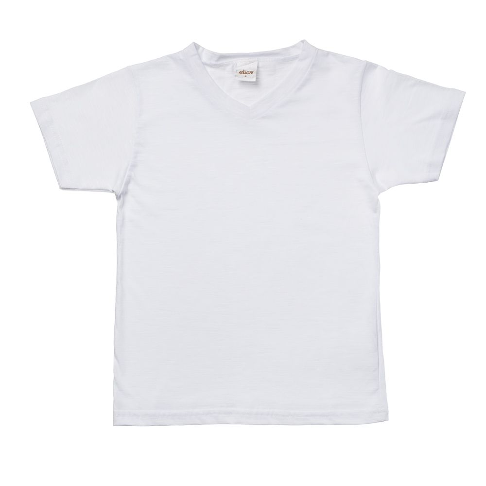 Camiseta Manga Curta Flamê Branca