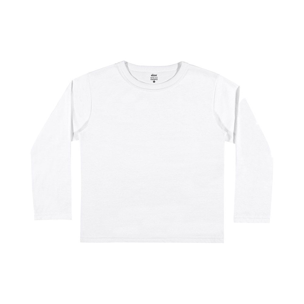 Camiseta Manga Longa Branca