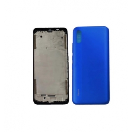 Carcaça Completa + Tampa Traseira Xiaomi Redmi 9A Azul