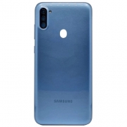 Tampa Traseira Samsung Galaxy  A11 A115 Azul  Com lente da Câmera