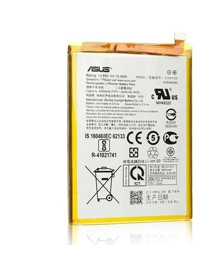 Bateria Asus C11p1707 Asus Zenfone Max Plus M2 Zb634kl