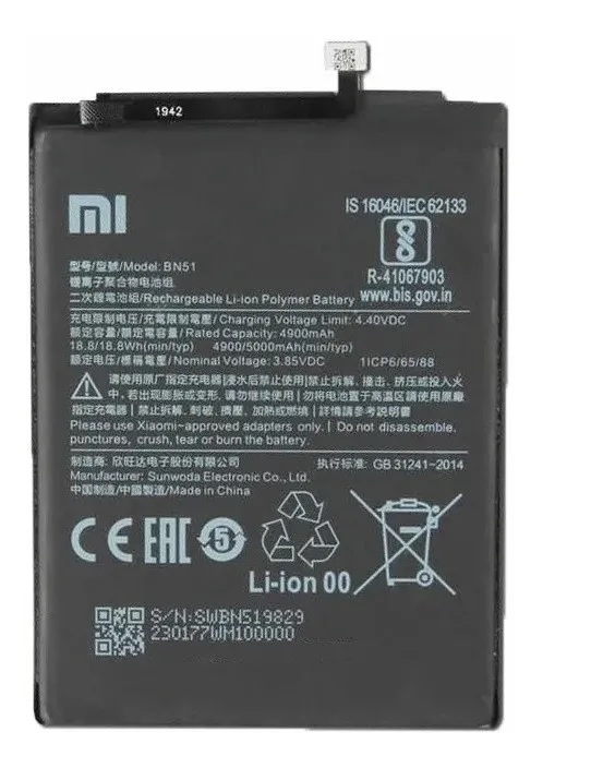 Bateria Xiaomi Redmi 8 Bn 51 Bateria Xiaomi Redmi 8a Bn51