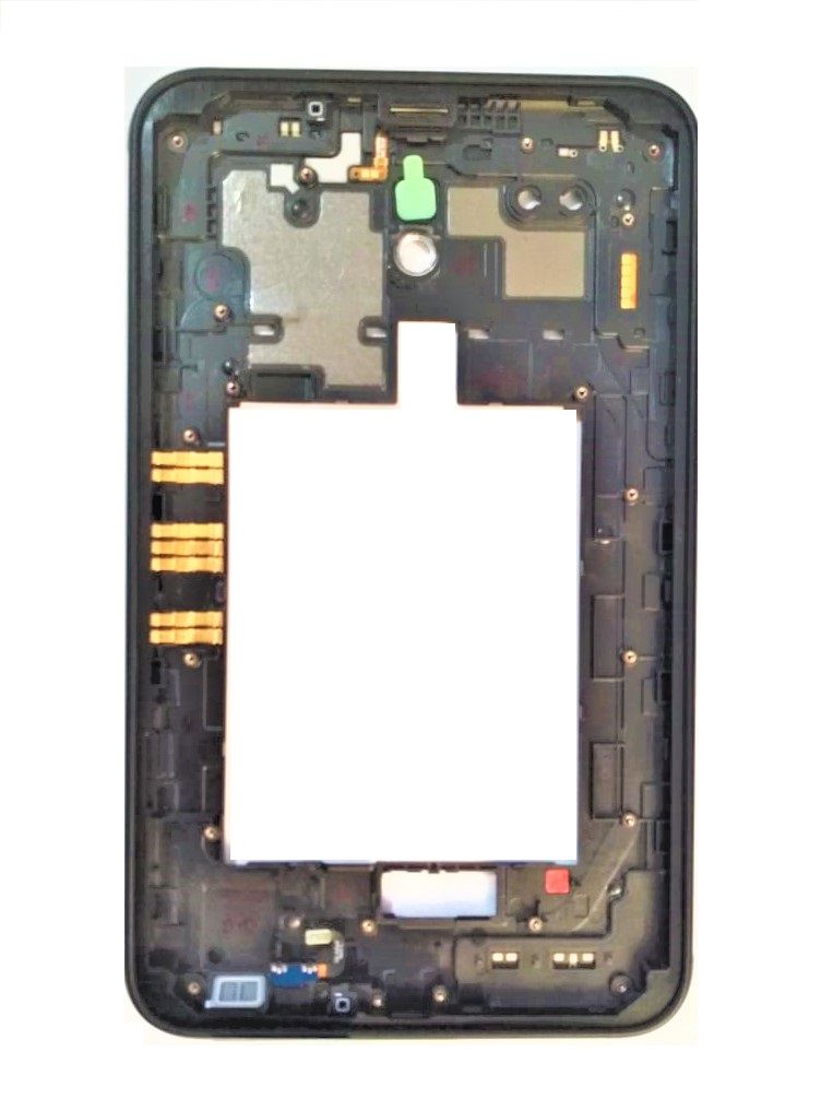 Carcaça Samsung Galaxy Tab T395 T 395 Com Aro Preto