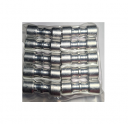 Kit (10) Conexão Junta Tubo Aluminio 5/16 x 5/16 - ET8080AL02