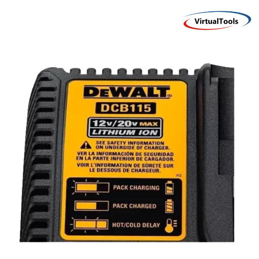 Carregador Para Bateria 12v Dewalt Dcb115-b2
