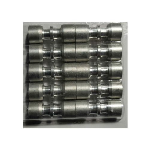 Kit (10) Conexão Junta Tubo Aluminio 7,00mm x 1/4 ET7063AL02