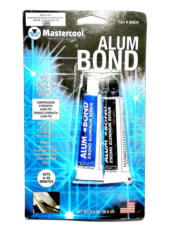 Kit Solda Epoxi Mastercool Aluminio Bond 90934 56g
