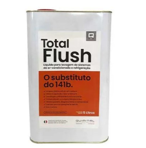 Total Flush 5 LITROS P/ Limpeza Refrigeração Substitui/ R141b