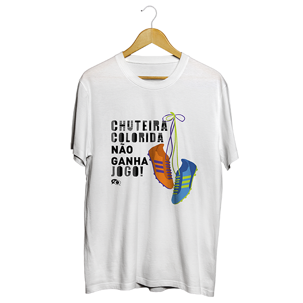 Camiseta - CHUTEIRA COLORIDA! Masculino
