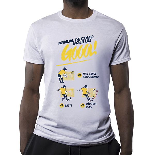 Camiseta - Manual de como fazer um gol