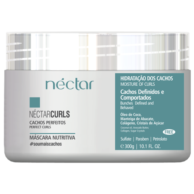 Kit Néctar Curls Shampoo + Mascara Nutritiva  - Para Cachos