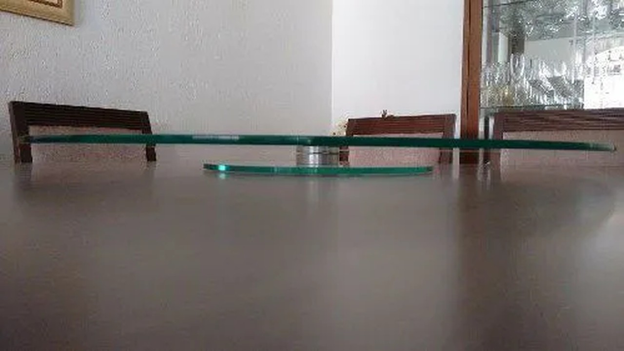 Centro de mesa Prato Giratório de 70 cm incolor