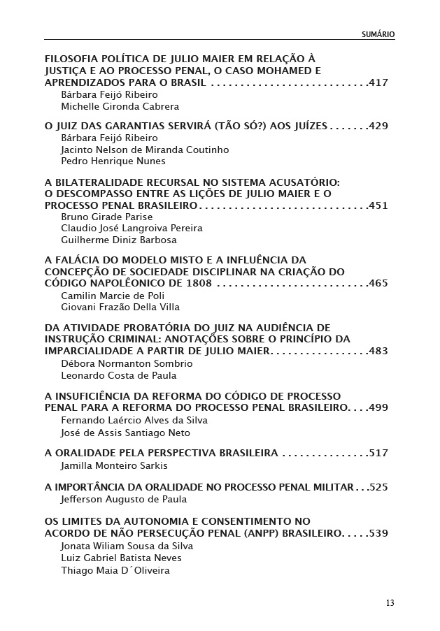 Mentalidade inquisitória e processo penal no Brasil - Volume 7: Em homenagem ao Prof. Julio Maier