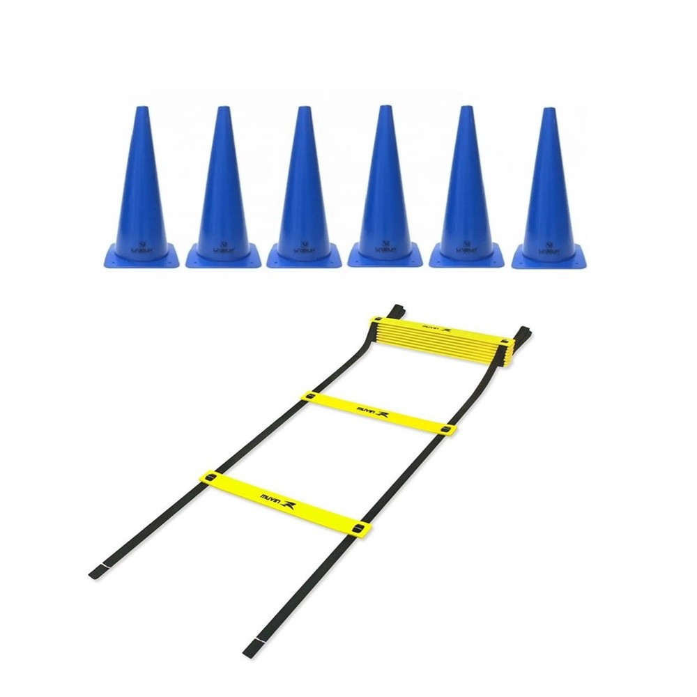 Kit Para Treinamento Funcional - Escada Agilidade + 06 Cones