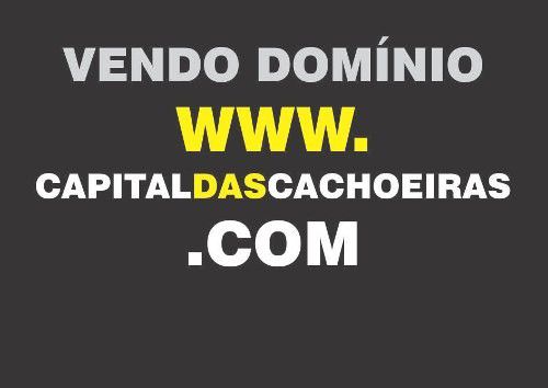Vendo Domínio Site De Internet Capitaldascachoeiras.com