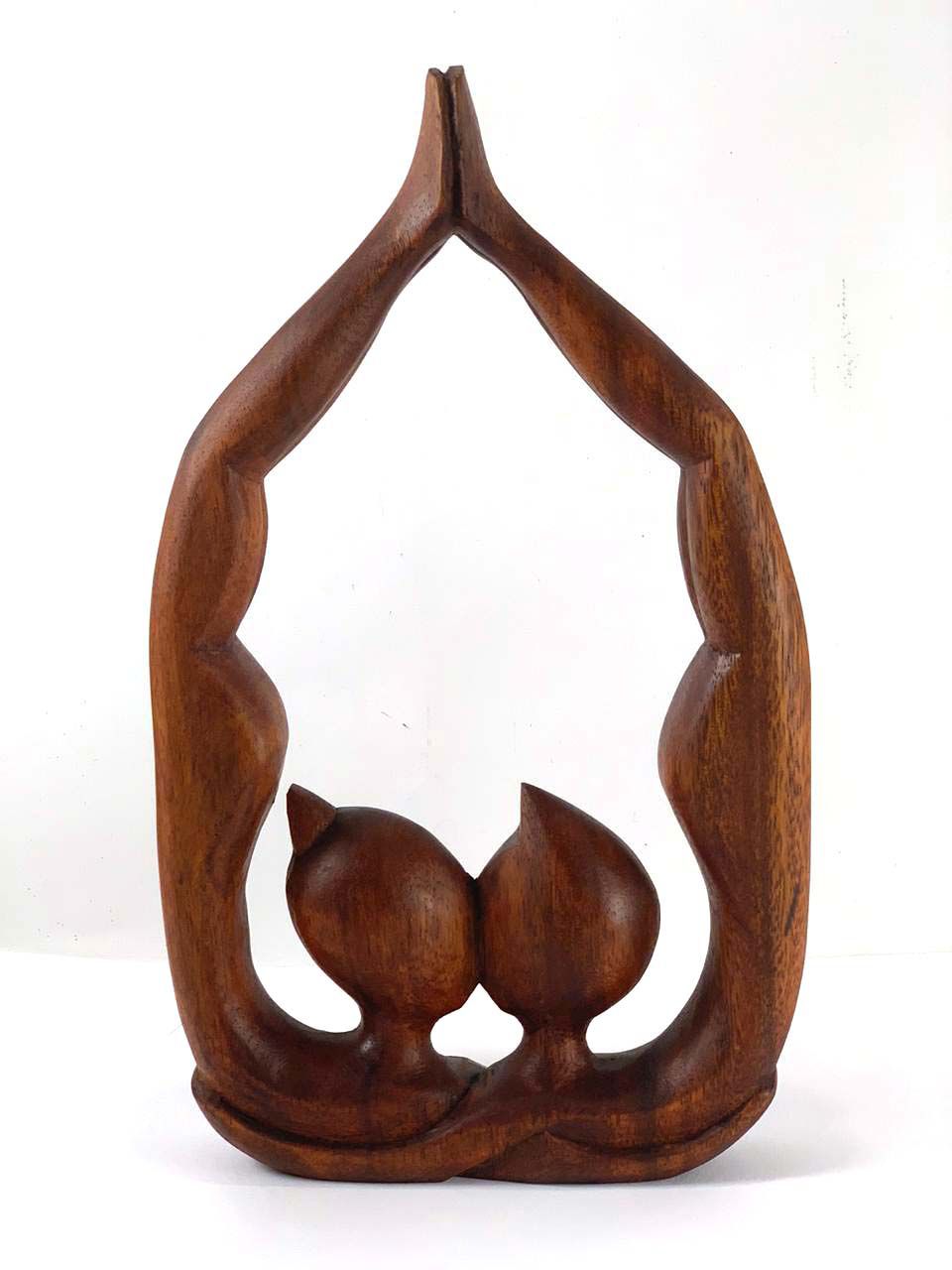 Escultura Casal formando Coração ( 15, 20 ou 30cm )