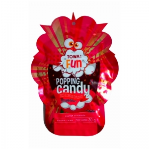 Bala Explosiva Popping Candy Sabor Morango Towa 30g