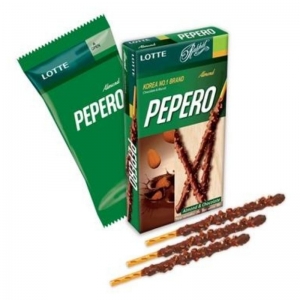 Biscoito de Palito de Chocolate Almond Pepero  32g