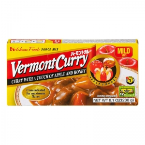 Curry em Tablete Mild (Suave) - Vermont House 230g