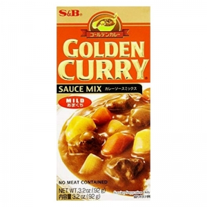 Curry em Tablete Mild (Suave)  - Golden Curry S&B 92g