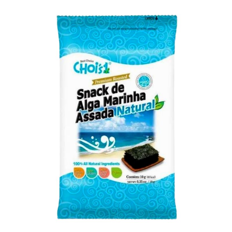 Alga Marinha Assada sabor Natural 10g