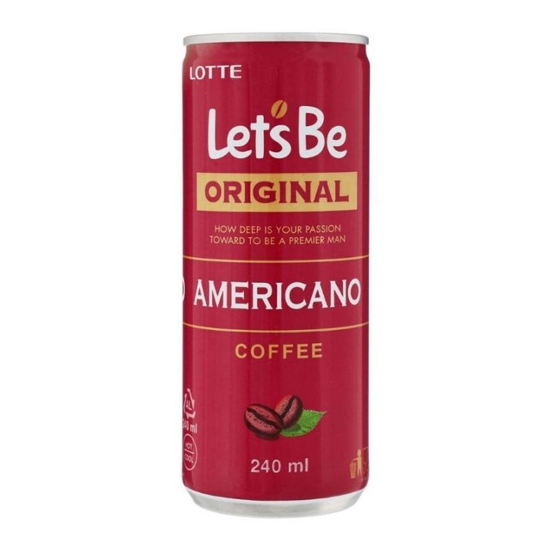 Café Lotte - Let's Be Americano (Original) 240ml