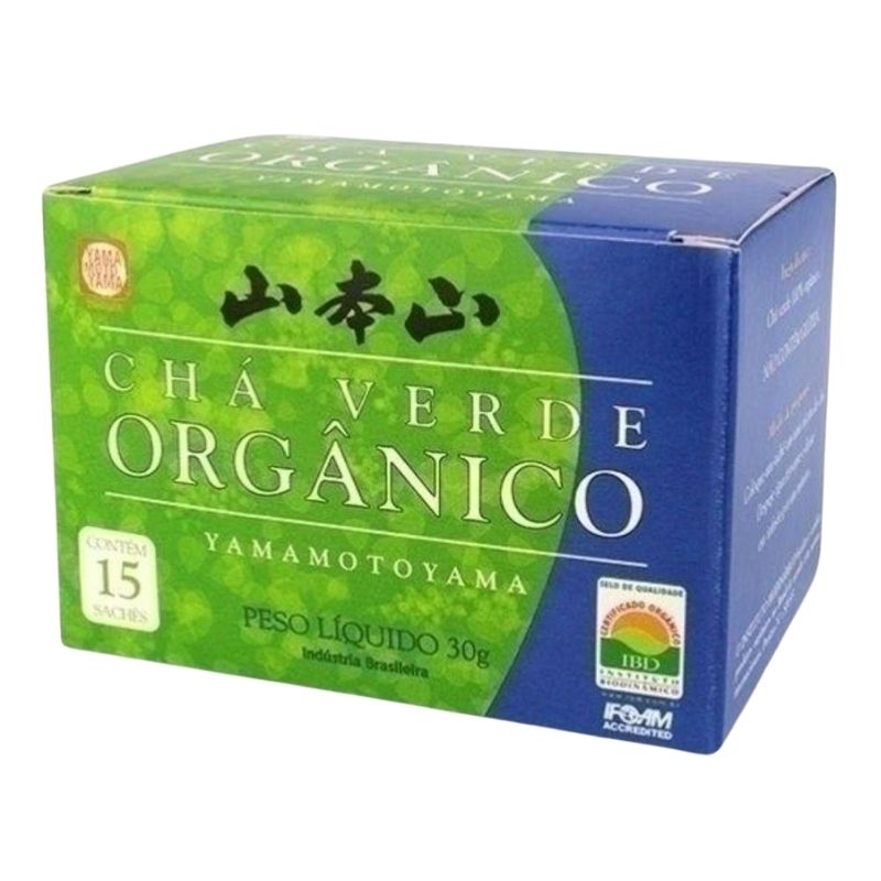 Chá Verde Orgânico c/ 15 Sachês 30g
