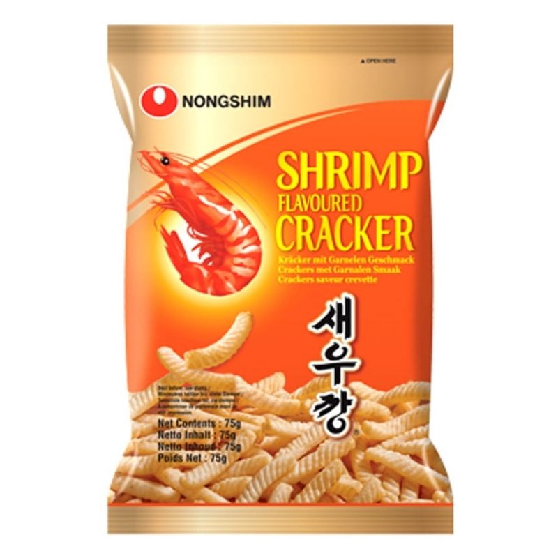 Salgadinho sabor Camarão Shrimp Flavoured Cracker 75g