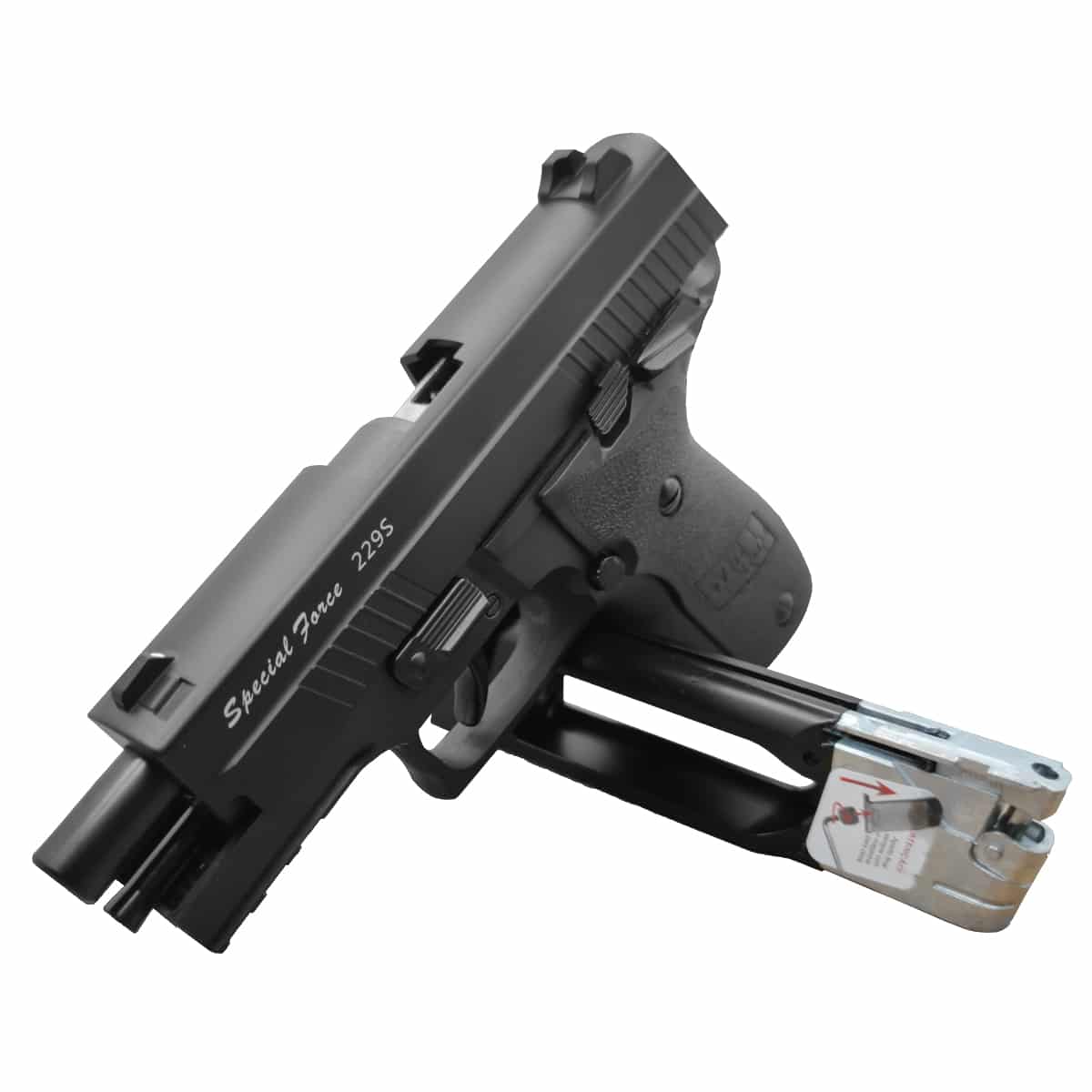 Pistola Airgun P226 X-5 Blowback Metal 4,5mm Co2