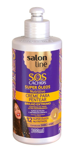 Creme De Pentear Salon Line Super Óleos 300ml Sos Cachos