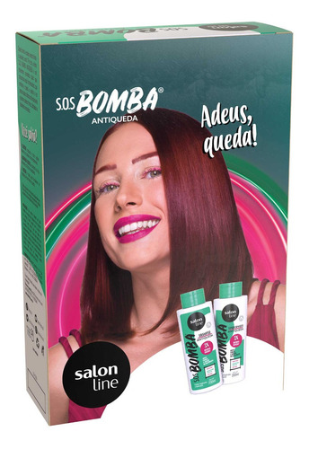 Kit Antiqueda Shampoo E Condicionador Sos Bomba - Salon Line