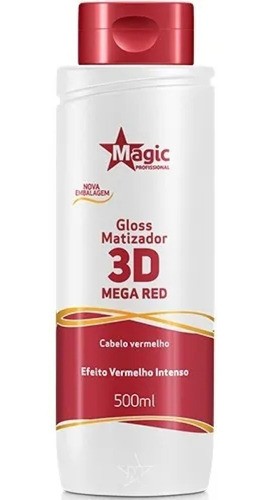 Magic Color Matizador 3d Mega Red 500ml Vermelho Intenso