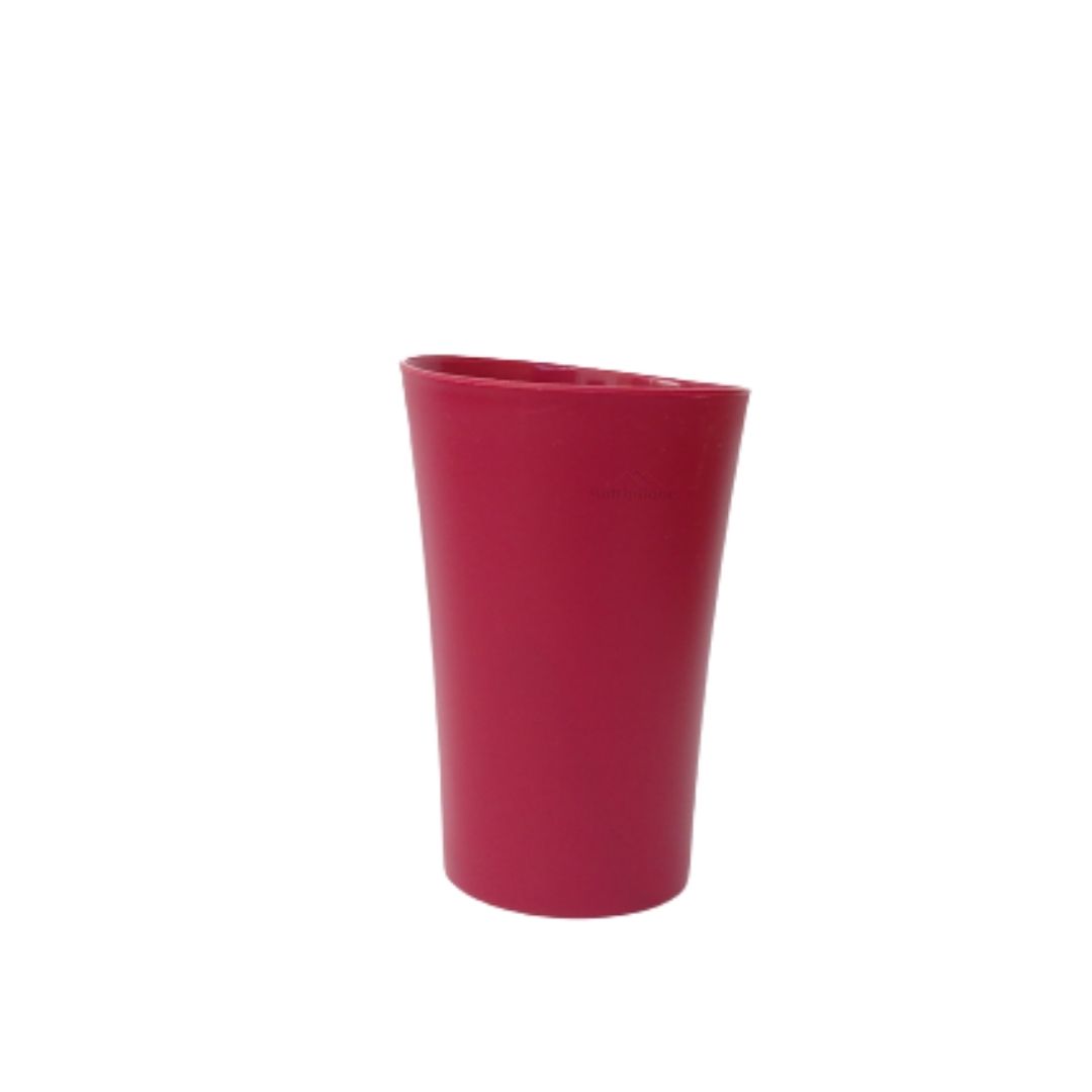 Kit 03 Copos Plastico Duro Resistente Bebidas 400ml Vermelho