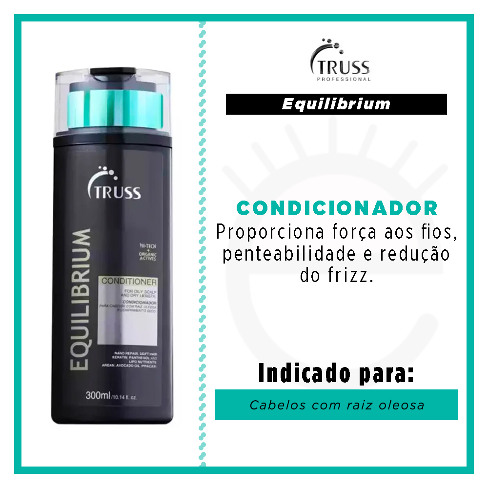 Condicionador Equilibrium Truss 300ml  - Shine Shop Perfumes e Cosméticos