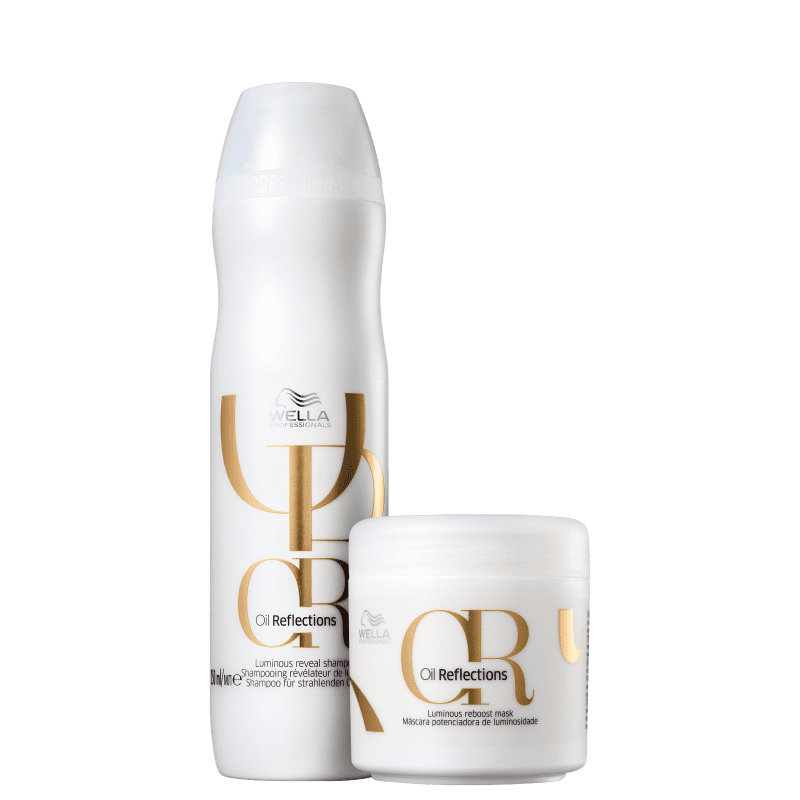 Kit Shampoo 250ml + Máscara 150ml Oil Reflexion Wella Professionals  - Shine Shop Perfumes e Cosméticos