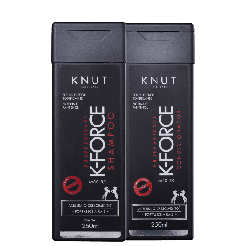 Kit Shampoo + Condicionador K-Force Knut (2 Produtos)  - Shine Shop Perfumes e Cosméticos